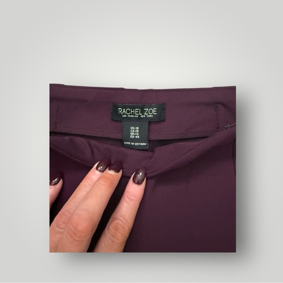 Rachel Zoe Women's Purple Straight Leg Pants - Picture 3 of 3